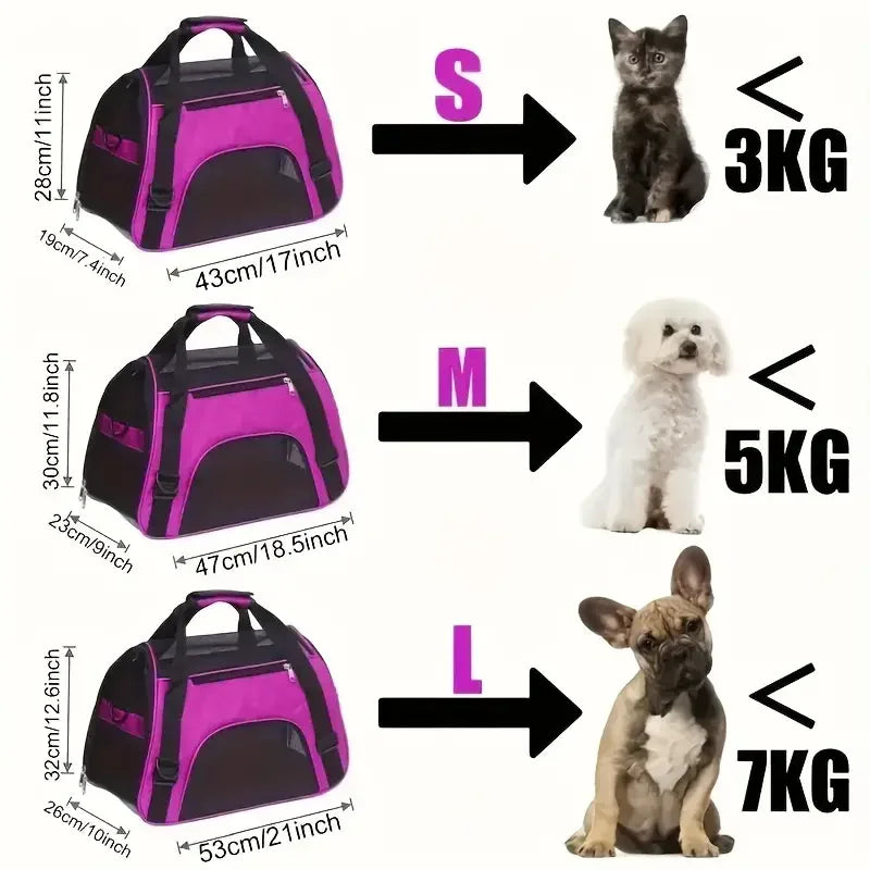 Puppy travel bag