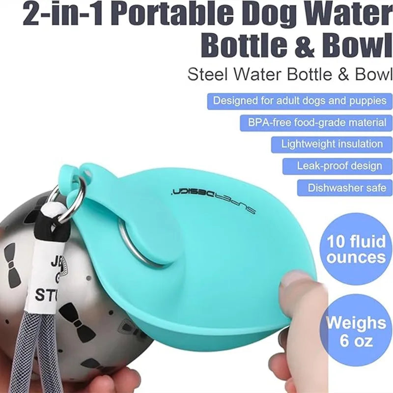 Stainless Steel Travel pets Water Dispenser