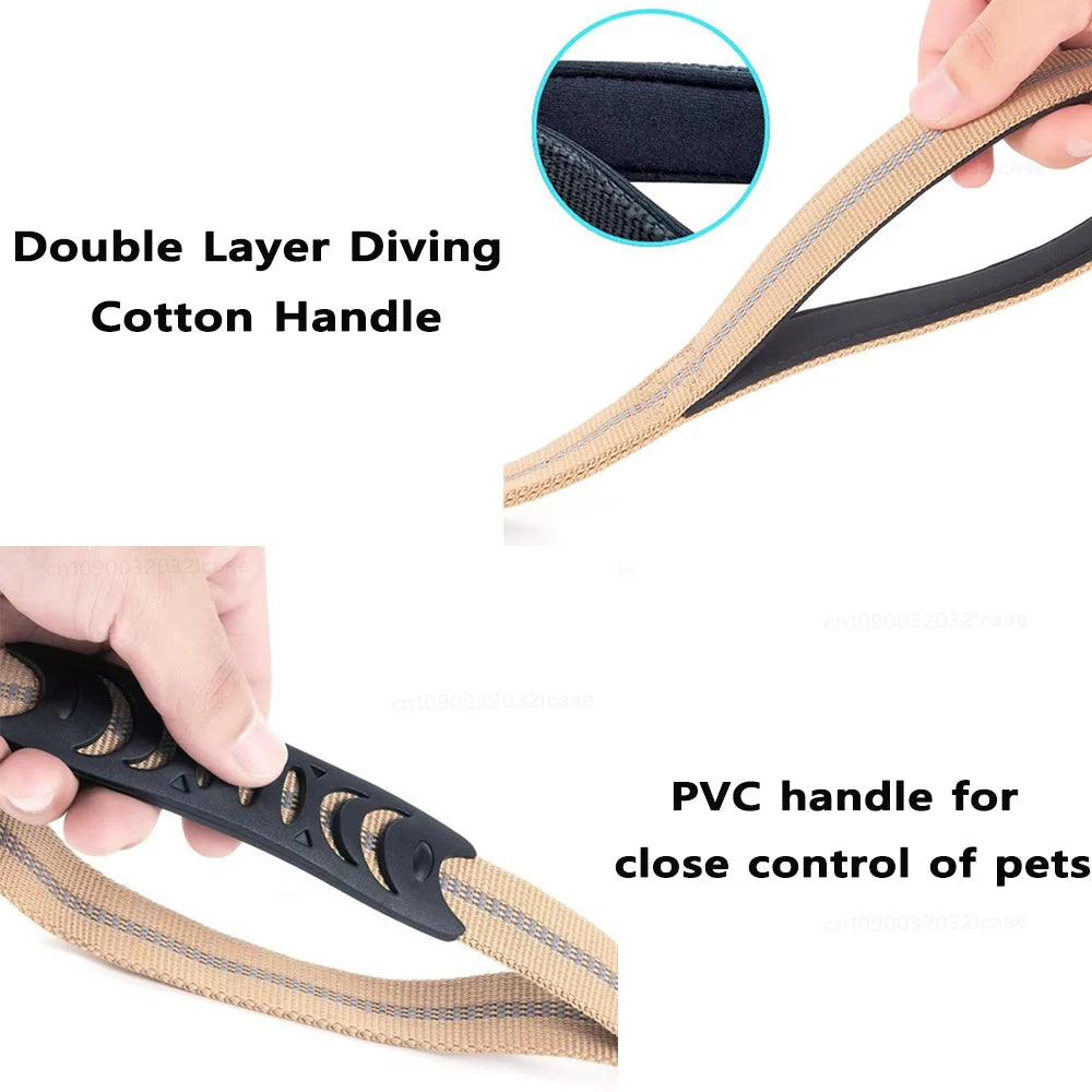 Reflective Shock Absorbing Dog car seat belt