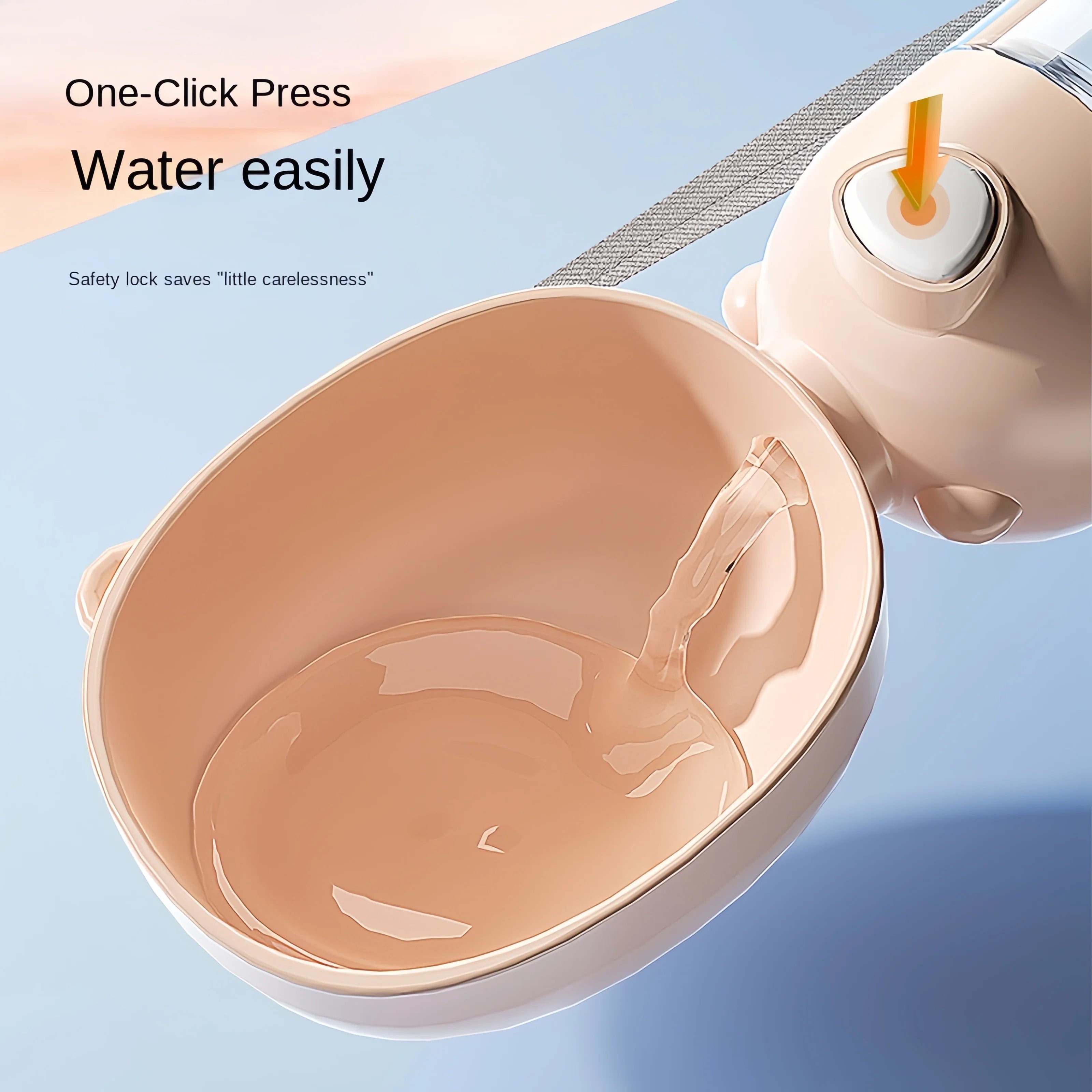 Pet Water Cup Bottle With Food Dispenser