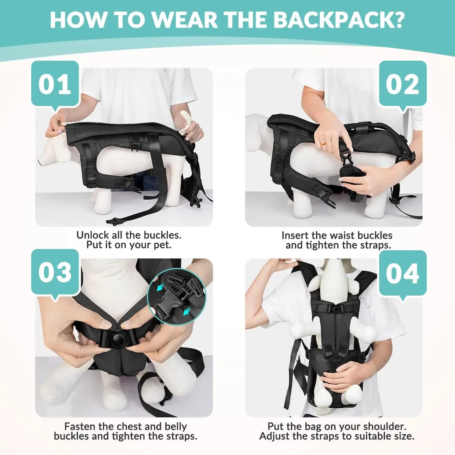 Thickened Sponge Backpack