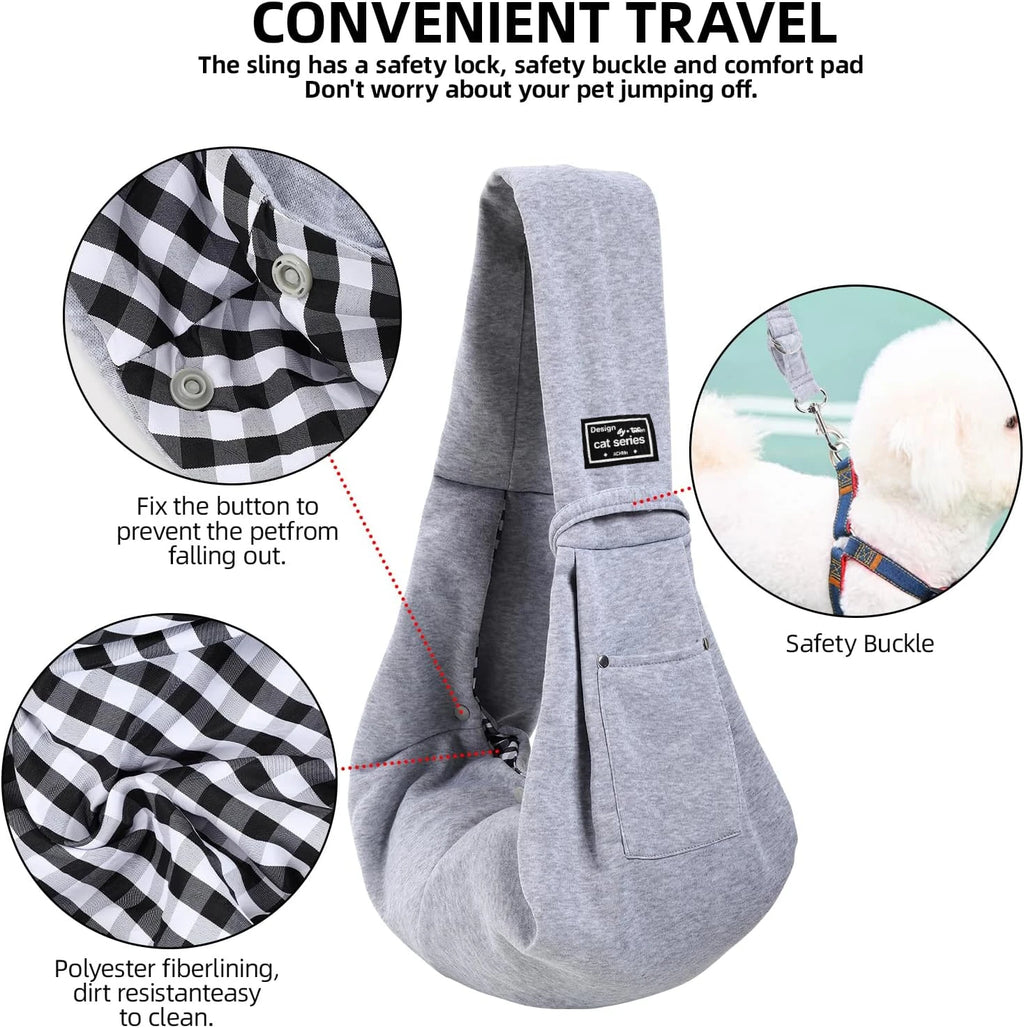 Cross-shoulder dog bag