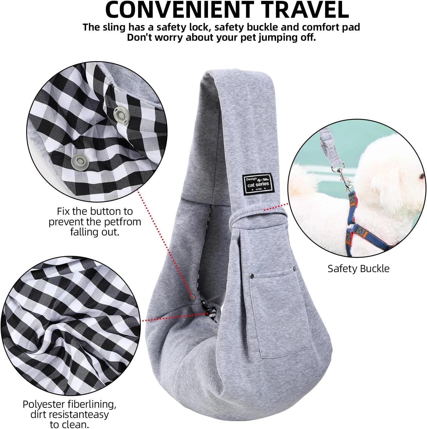 Cross-shoulder dog bag