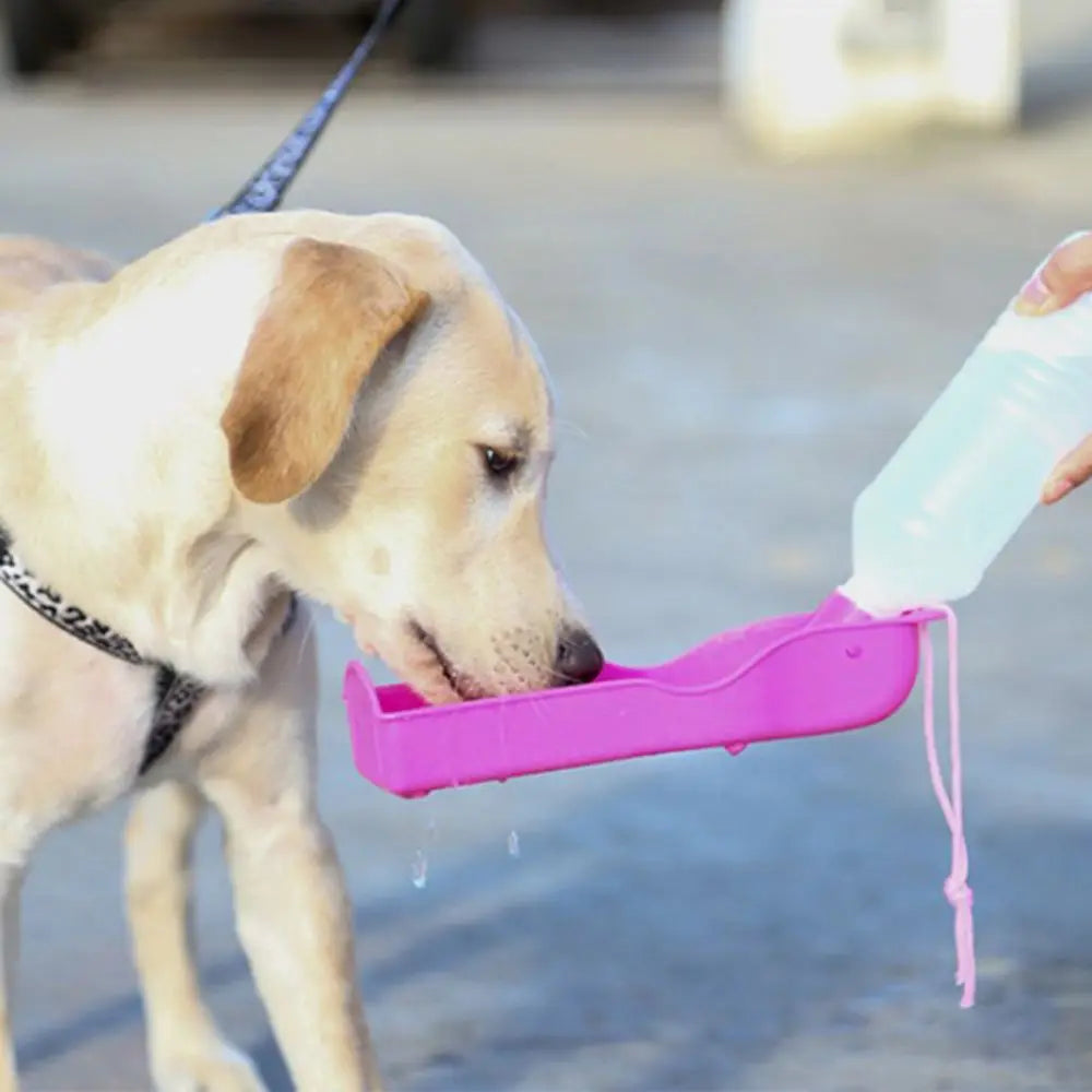 Dog Water Bottle with Feeder Dispenser