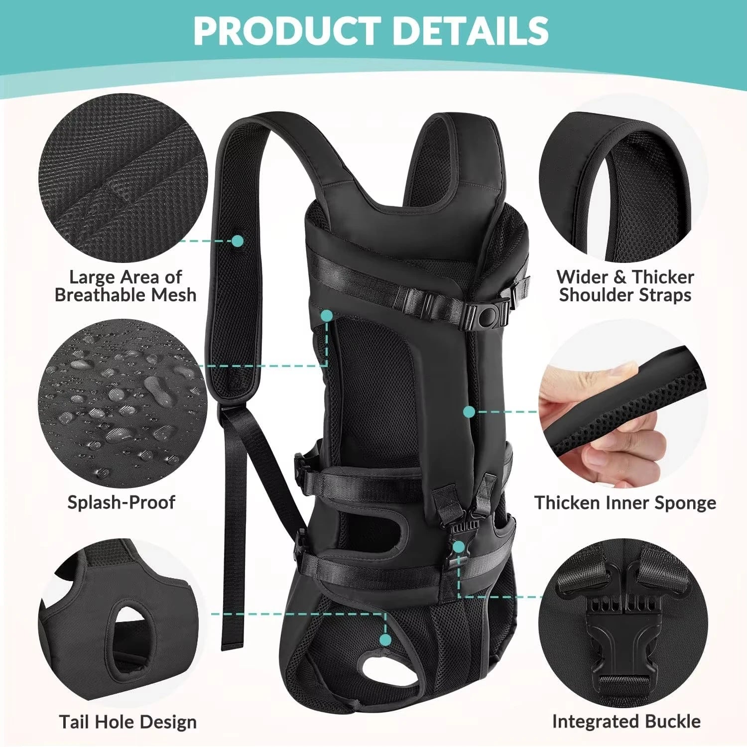 Thickened Sponge Backpack