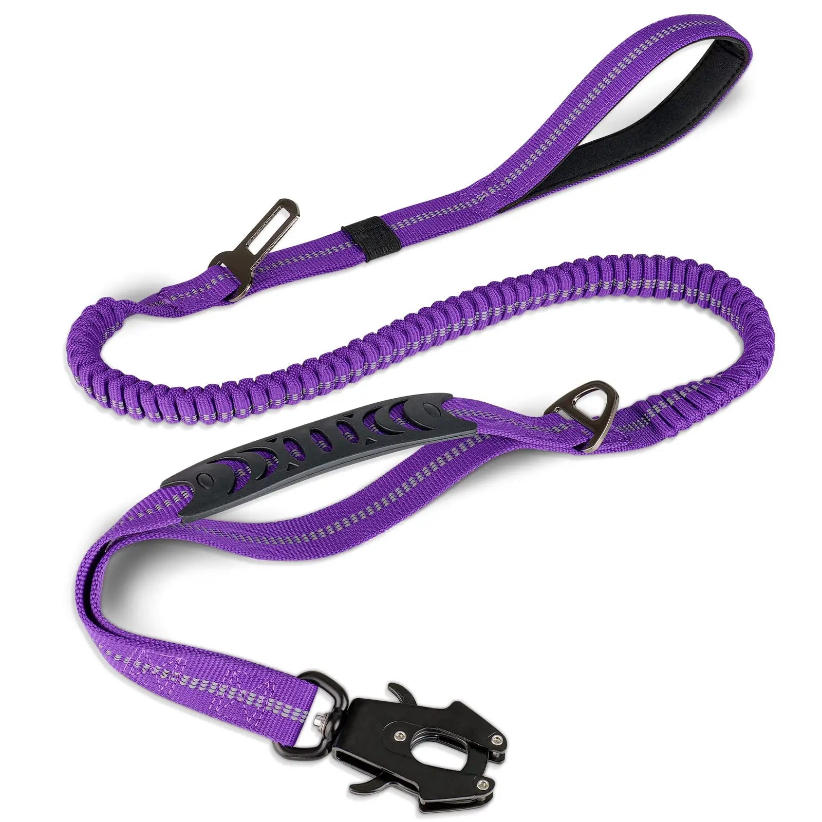 Reflective Shock Absorbing Dog car seat belt