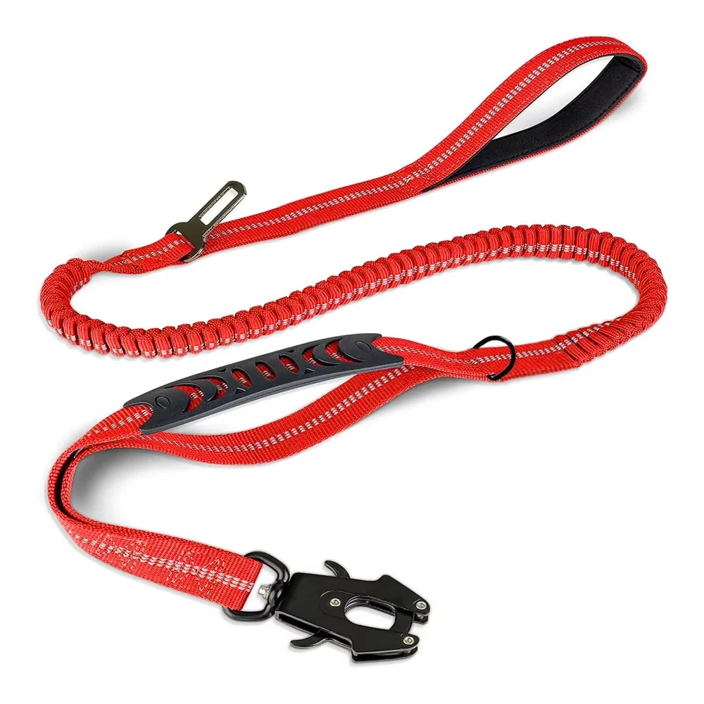Reflective Shock Absorbing Dog car seat belt